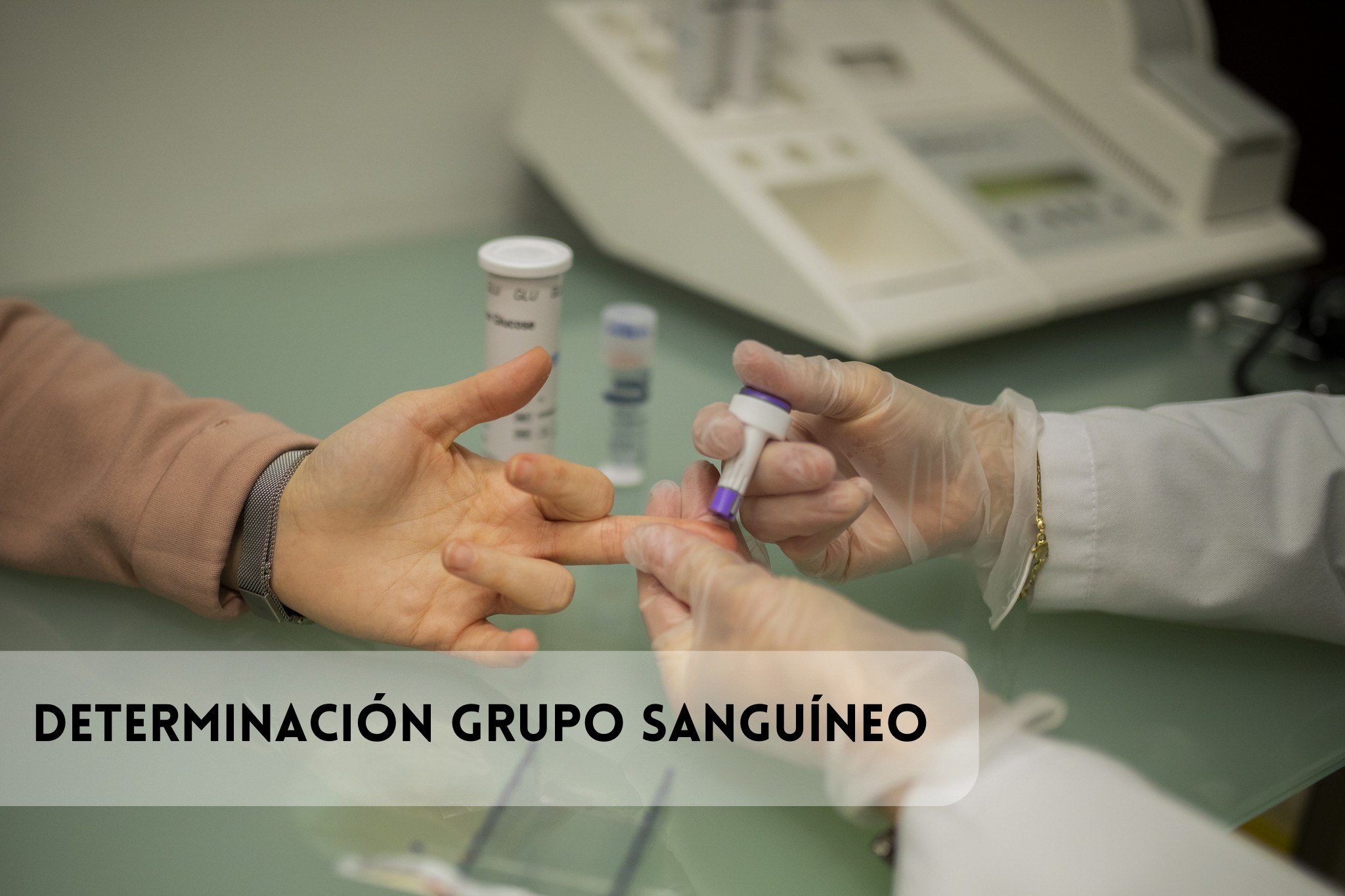 Determinación grupo sanguíneo