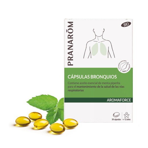 Aromafoce Cápsulas Bronquios - 30 cápsulas