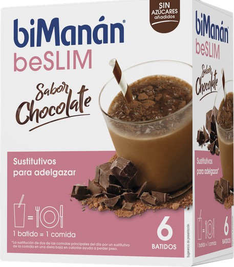 biManán beSLIM Batido Chocolate - 6 Unidades