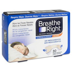 Breathe Right Tira Adhesiva Nasal grande, 30 Uds