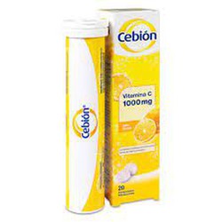 Cebion Vitamina C 1000 mg 20 comp efervescentes