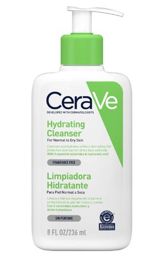 CERAVE LIMPIADOR HIDRATANTE, 236 ML