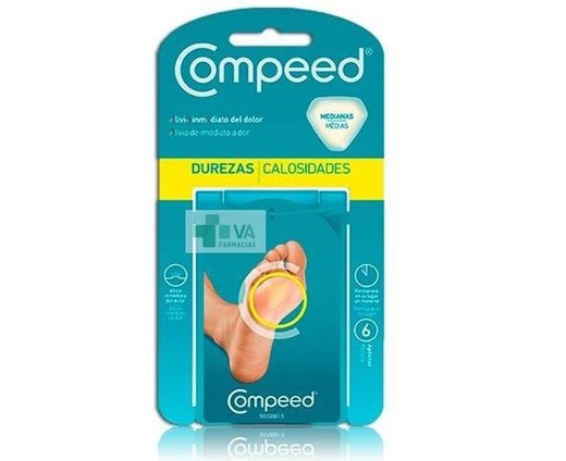 Compeed Durezas Medianas 6 Uds