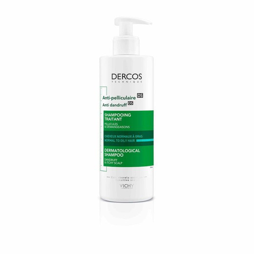 DERCOS CHAMPÚ DS ANTICASPA CABELLO  NORMAL A GRASO 400 ML