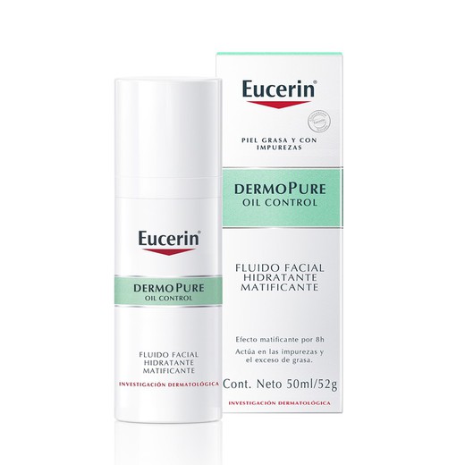 Eucerin DermoPure Fluido Facial Hidratante Matificante