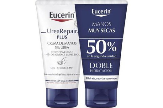 Duplo Eucerin Crema de Manos Urea Repair Plus