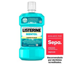 Enjuague Bucal LISTERINE® Mentol Sabor Suave