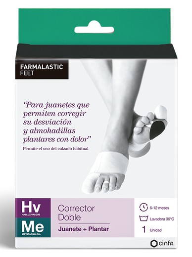 Farmalastic Corrector Doble Juanete + Plantar