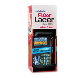 Fluor Diario 0,05% Colutorio 500 ml Fresa + Criatura Luminosa Regalo