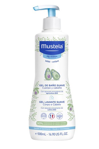 Mustela Gel de baño suave con Aguacate BIO 500ml