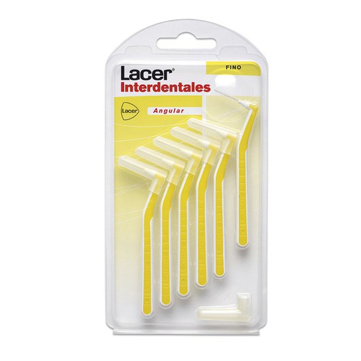 Lacer Interdental Angular Fino 6 uds