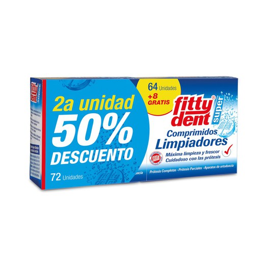 Fittydent Duplo Comprimidos 2 x 36 Unidades