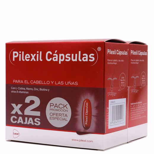 Pilexil Cápsulas Duplo 100+100