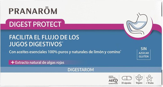 Pranarom Digest Protect 30 Cápsulas