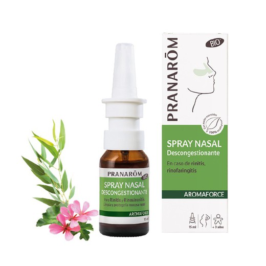 Pranarom Spray Nasal Descogestionante BIO 15 ml