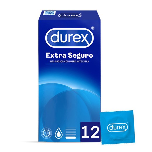 Preservativos Durex Extra Seguro 12 uds