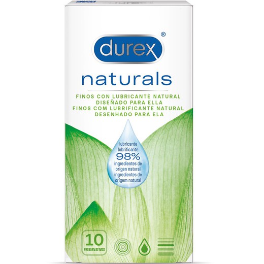 Preservativos Durex Naturals 10 uds