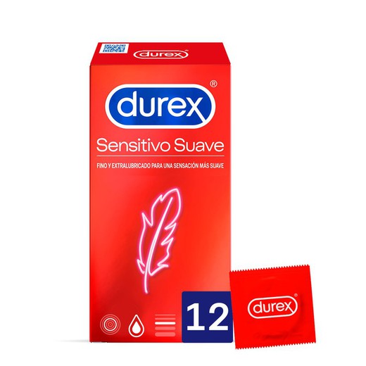 Preservativos Durex Sensitivo Suave 12 uds