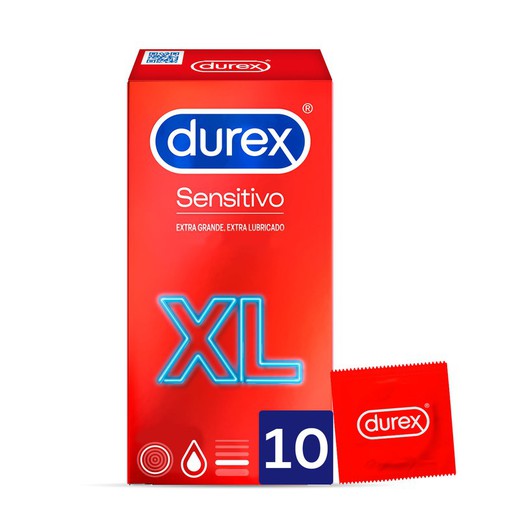 Preservativos Durex Sensitivo XL 10 uds