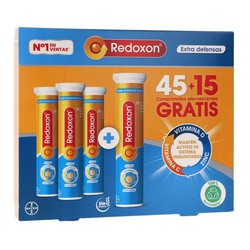 Redoxon Extra Defensas 45 Comprimidos Efervescentes + 15 Gratis