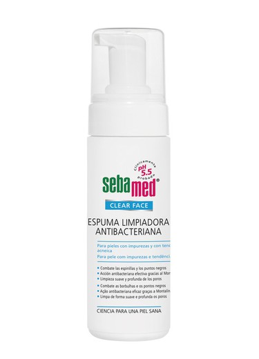 Sebamed clear face espuma limpiadora 150 ml