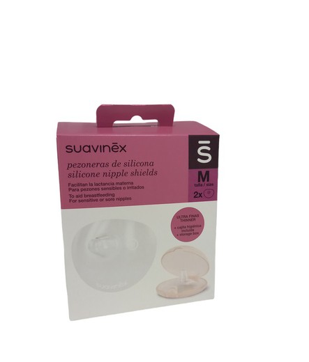 Suavinex Pezoneras Silicona Talla M 2 Unidades