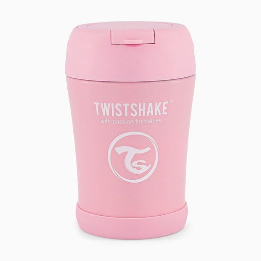 Plato Dividido Twistshake +6M Rosa Pastel — Farmacia Brustenga