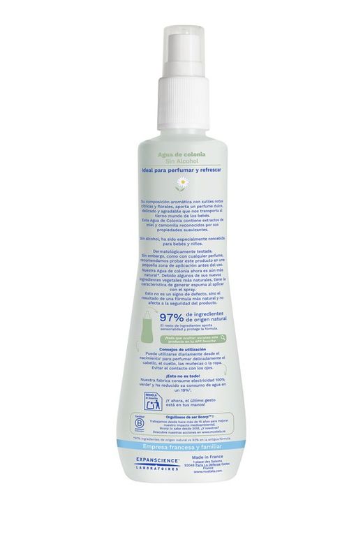 Mustela Agua de Colonia sin alcohol 200ml