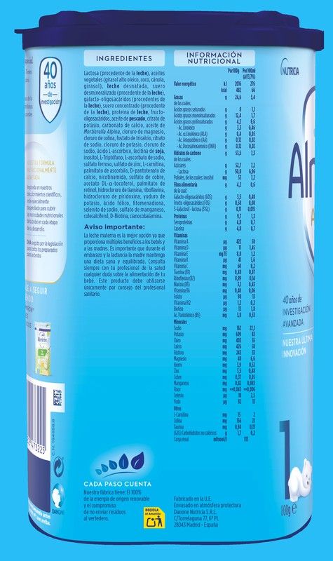 Almirón Advance 1 (0-6 meses) 800 Gr