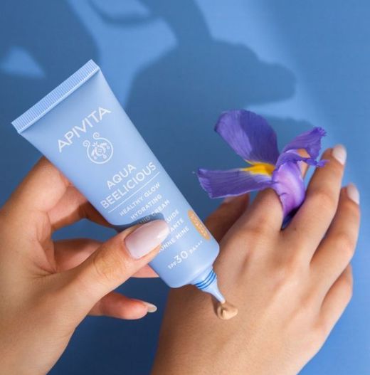 APIVITA AQUA BEELICIOUS CREMA FLUIDA CON COLOR SPF30 40 ML