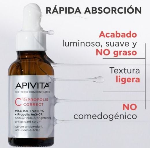 APIVITA C15 PROPOLIS CORRECT SÉRUM 30 ML