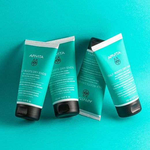 APIVITA OILY ROOTS DRY ENDS ACONDICIONADOR RAÍZ GRASA/PUNTA SECA 250 ML