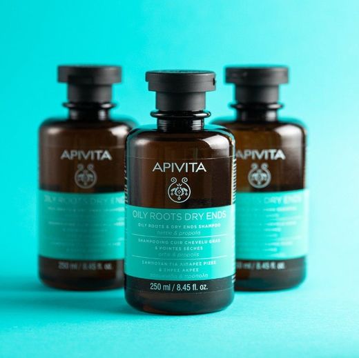 APIVITA OILY ROOTS DRY ENDS CHAMPÚ RAÍZ GRASA/PUNTA SECA 250 ML