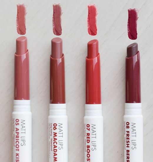 Barra de labios Look Expert- Matt 07 Red Boost Beter
