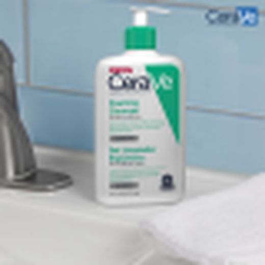 CERAVE GEL LIMPIADOR ESPUMOSO, 473ML