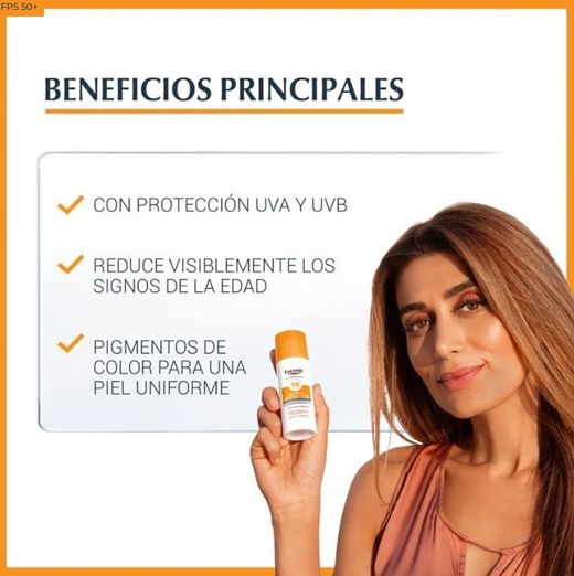 Eucerin Crema con color CC  FPS50+  Photoaging  50 ml