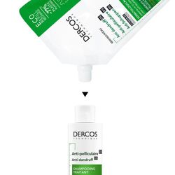 DERCOS RECARGA CHAMPÚ DS ANTICASPA CABELLO SECO 500ML