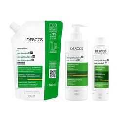DERCOS RECARGA CHAMPÚ DS ANTICASPA CABELLO SECO 500ML