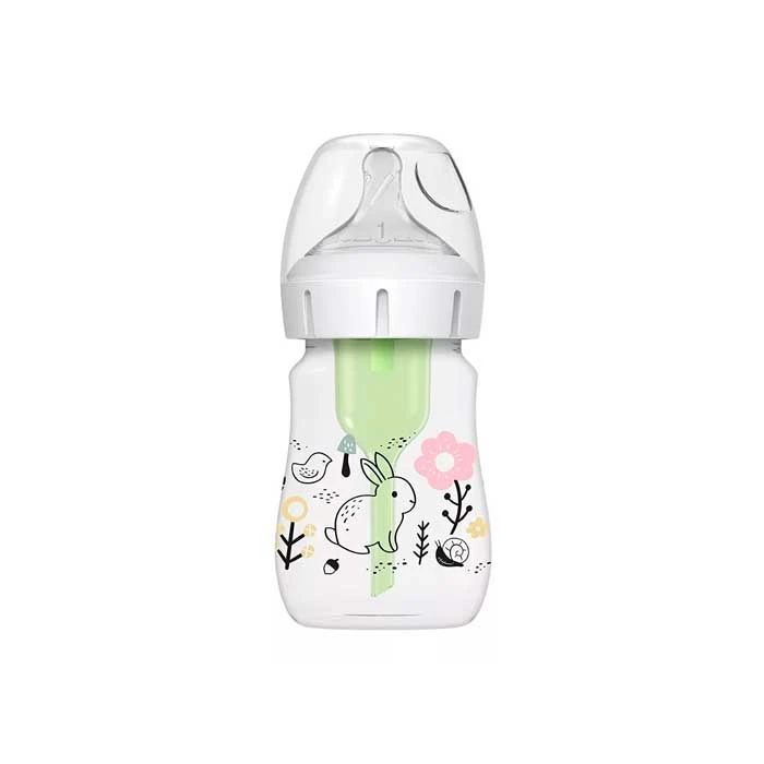 Dr Brown's biberon boca ancha pp options + natural flow 1 unidad 150ml bosque