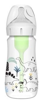 Dr Brown's biberón boca pp options+ natural flow 1 unidad 270 ML dinosaurio