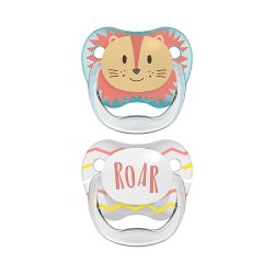 Dr Brown's Chupete silicona prevent classic animal faces 0 - 6 meses Pack 2 unidades