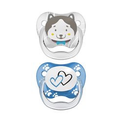 Dr Brown's Chupete silicona prevent classic animal faces 6 - 18 meses Pack 2 unidades