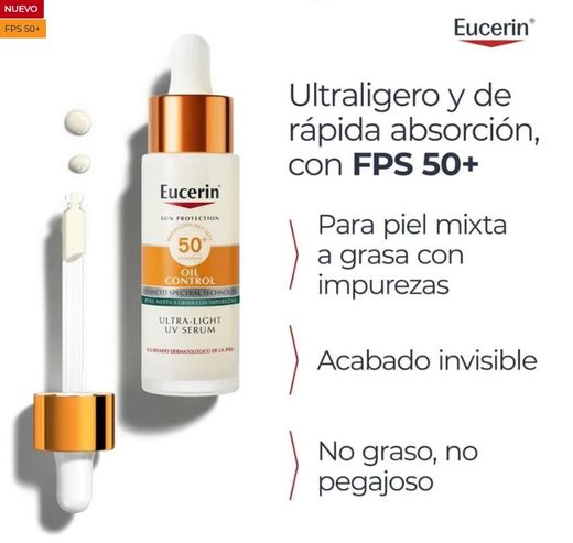 Eucerin Sun Face Oil Control Serum SPF50 30 ML