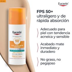 Eucerin Sun Oil Control Tono Claro SPF50 50 ML