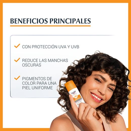 Eucerin Sun Pigment Control FPS 50+ con color tono medio 50 ml