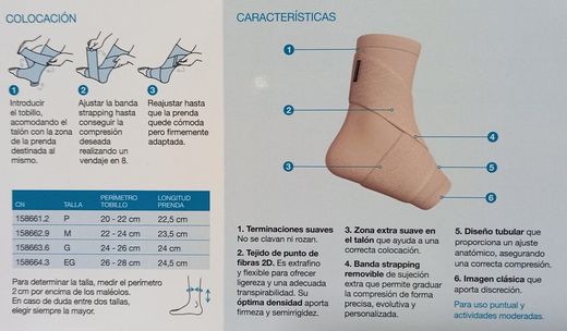 Farmalastic Tobillera Vendaje en 8