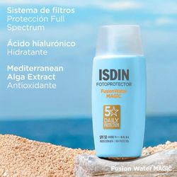 Fotoprotector ISDIN Fusion Water SPF 50+ 50 ml