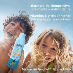 Fotoprotector ISDIN Transparent Spray Wet Skin Pediatrics SPF 50 250 ml
