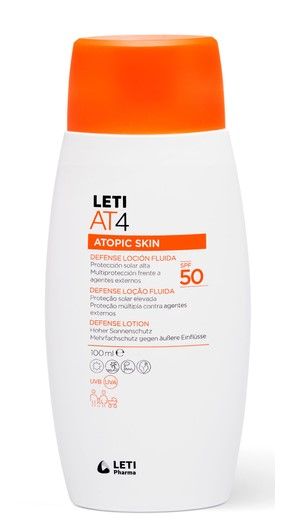 Leti At4 Defense Loción Fluida SPF50 100 ML
