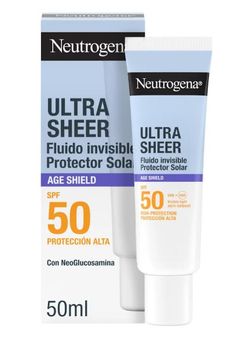 Neutrogena solar Ultra sheer fluído invisible anti-edad SPF50 50 ml